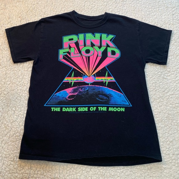 Pink Floyd cotton band t with neon graphic - Picture 3 of 5